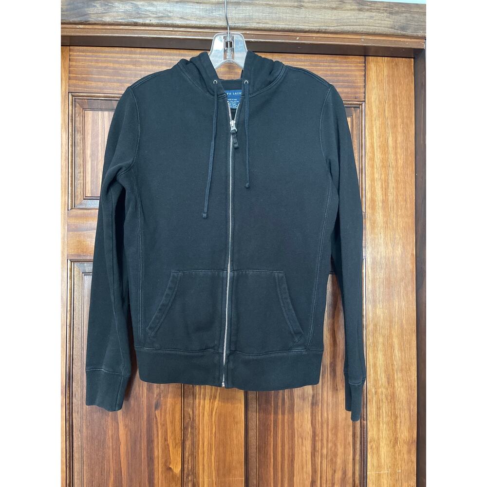 Ralph Lauren zip up French terry hoodie small